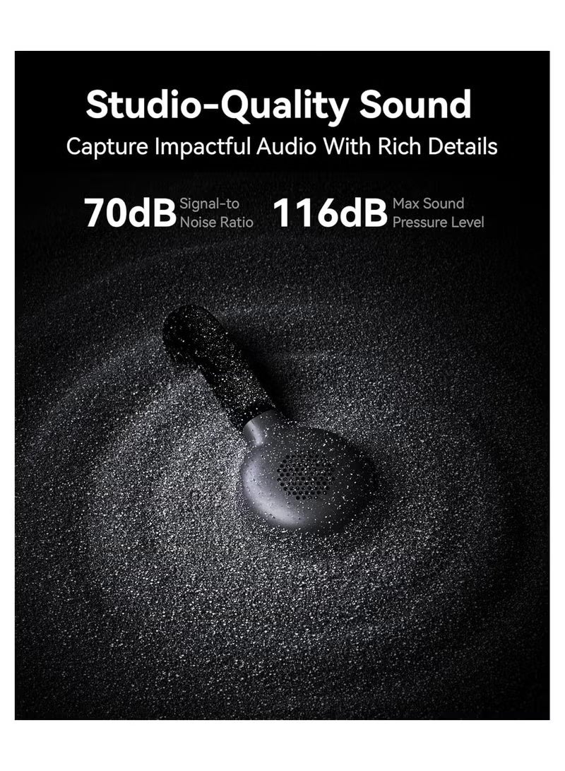 Hollyland M2S Ultimate Combo Wireless Lavalier Microphone Kit – Dual Receivers, Noise Cancelling Compact Mic, Titanium Clip, for iPhone, Android, Camera & PC – Vlogging, Interviews, Content Creation - Image 5